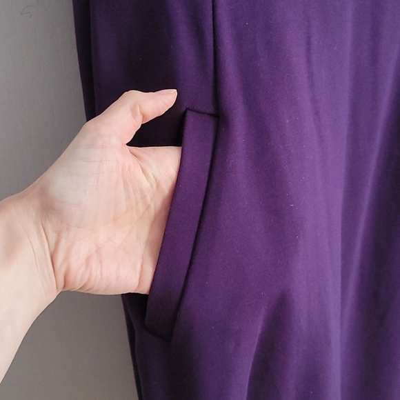 Purple work/career dress - Picture 2 of 4